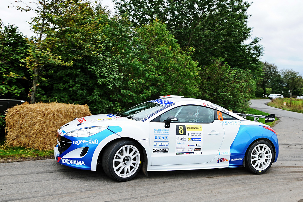 Kjeld Seidler og Henrik Skott vandt klassen med deres Peugeot RCZ
(Foto: rallypics.dk)